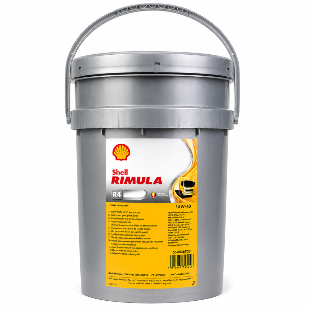 Olio SHELL RIMULA R4 15W40 fusto da 20 LT